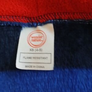 Wonder Nation Red and Blue Flame Resistant Garment
